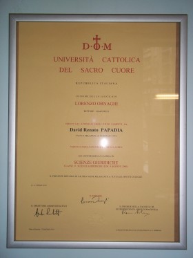 Attestato di Laurea - Professional web site